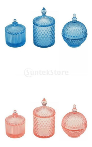 6 Piezas Miniatura Caramelos Frascos Botellas Casa De
