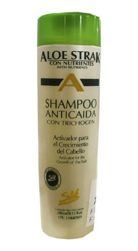 Shampoo Anticaída Aloe Strak Slik 240cc