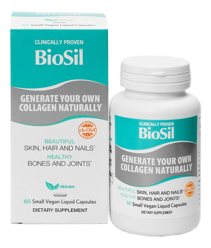 Biosil Generador De Colageno, 60 Capsulas Liquidas, Con Comp