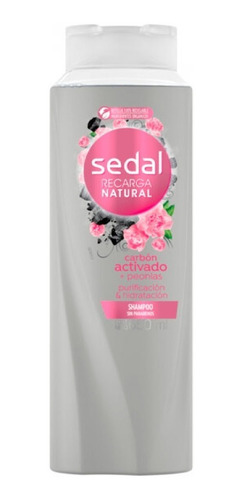 Sedal Shampoo Carbon Activado + Peonias 650ml