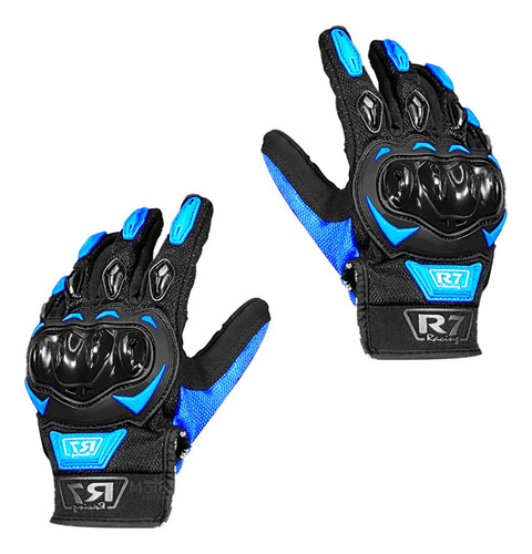 Guantes Vel R7 Racing S Azul R7-2 Touch