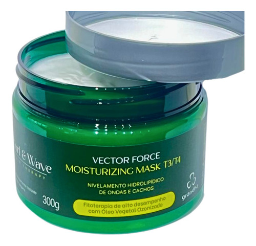 Grandha Máscara Para Cachos Crespos Vector Force 300g T3/t4