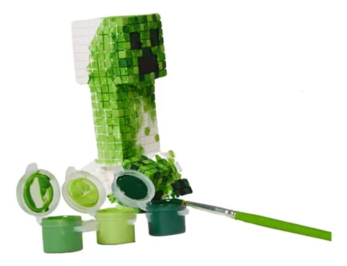Set De Figuras Para Pintar Minecraft - Manualidades Creativa