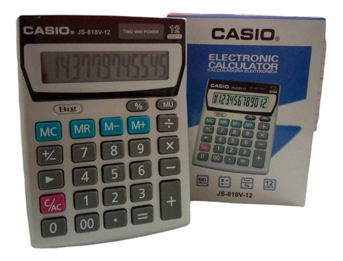 Calculadora Casio 12 Dígitos Js-818v-12