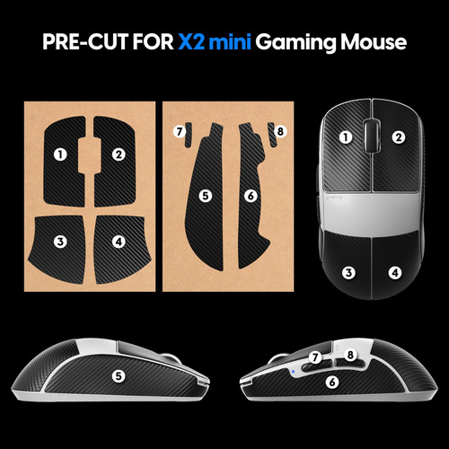 Pulsar Gaming Gears X2 Mini Mini Ratón Anti-slip Inalámbrico