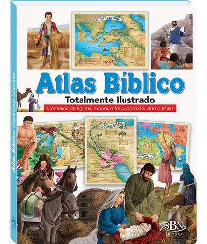 Atlas Bíblico ilustrado, de North Parade Publishing. Editora Todolivro Distribuidora Ltda., capa dura em português, 2020