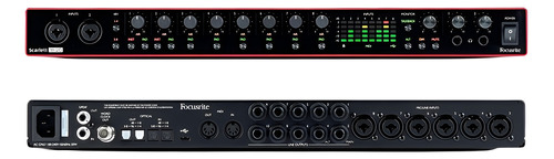 Interfaz De Audio Focusrite Scarlett 18i20 100v/240v 3.ª Gen