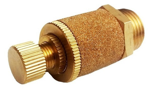 Silenciador De Bronce Sinterizado Rosca 1/2 Regulado (5 Pzs)
