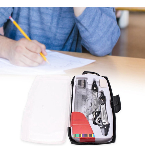 Matemáticas Geometría Kit Transportador Brújula