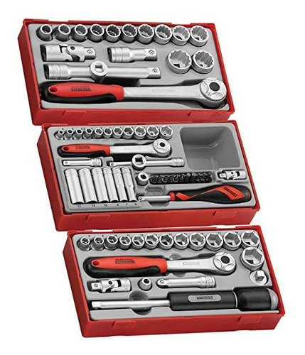 Teng Tools 72 Piece Mixed Drive Socket Set - Tt1218