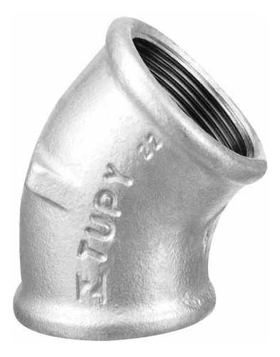 Codo 45 Galvanizado 1.1/4 Pulgada Fitting Tupy (iso 9002) 