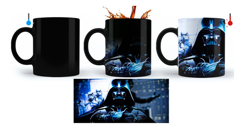 Taza Mágica Inspirada En Darth Vader Star Wars