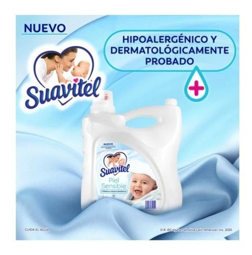 Suavizante Telas Suavitel Piel Sensible 8.5l Hipoalergenico
