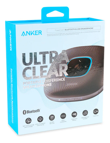 Microfone Para Reunião Anker Powerconf S3 Bluetooth Usb