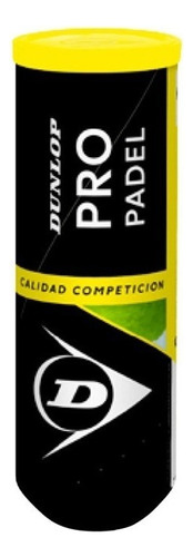 Tubo Pelotas Padel Dunlop Tournament Quality X3 En Raqueton