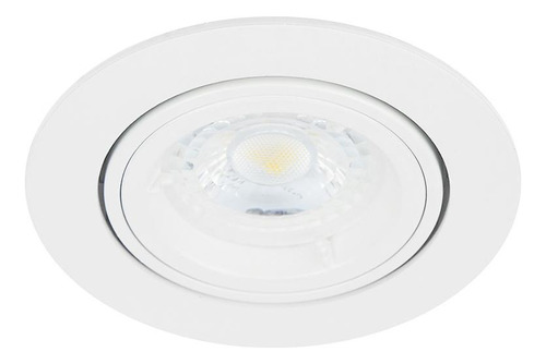 Lampara Empotrable Techo Dirigible Mr16 Blanco Gu5.3 YD-905/B Color Blanco Tecnolite