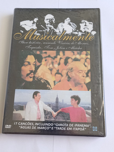 Dvd Musicalmente Vinicius Toquinho Jobim Miucha 