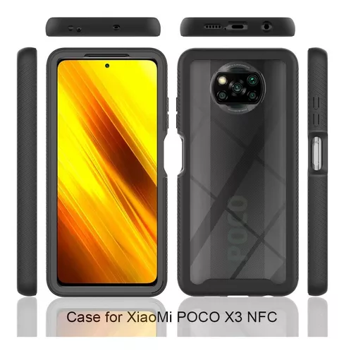 Jeylly Funda para Xiaomi Poco X3 NFC funda Poco X3 Pro con 2 protectores de  pantalla y 2 protectores de lente de cámara carcasa trasera híbrida de –  Yaxa Store