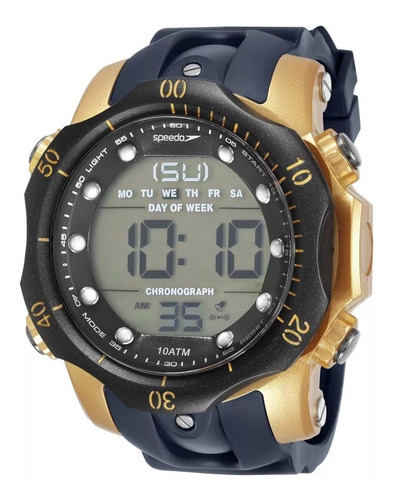 Relógio Speedo Sport Big Case Cronômetro Alarme 11005g0evnp4