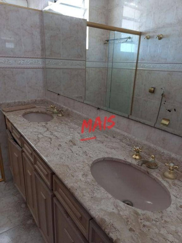 Imagem 29 de 30 de Vista Panorâmica Para O Mar No Gonzaga!! 4 Dormitórios, 2 Suítes, 4 Garagens. Vazio!! - Ap5997