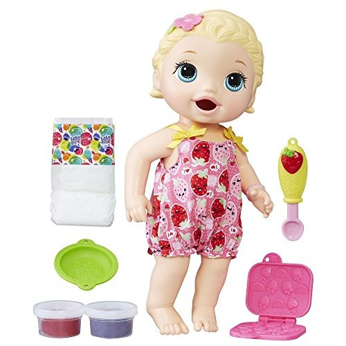 Baby Alive Super Snacks Snackin .lily (rubia)