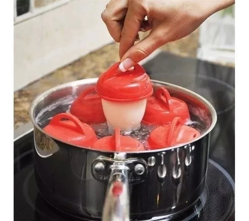 Cocinero De Huevo De Silicona - Huevos Tibios X 6 Unidades