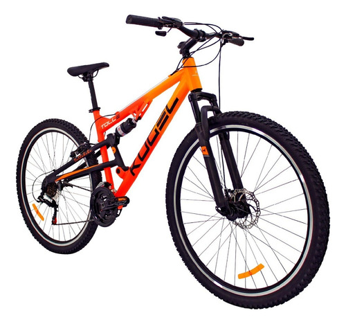 Bicicleta De Mountain Bike Doble Suspensión Kugel Toll R29 Color Naranja