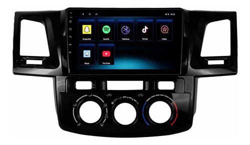 Central Multimidia Toyota Hilux 2007 Até 2011 Android 12 9p