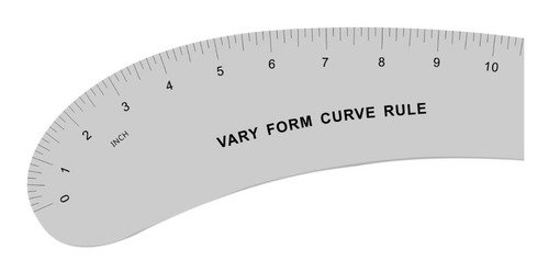 Regla Vary Form Curve De Aluminio - Fairgate