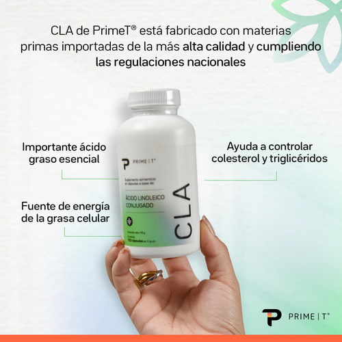 Cla 100 Caps + L-carnitine 100 Caps Combo Sabor Sin sabor