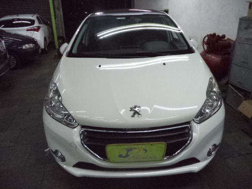 Imagem 2 de 15 de Peugeot 208 Allure 1.5 8v Flex 5p Completo Teto Dvd 2015 Bco