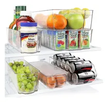 Comprar Cajas Organizadoras Apilables Para Refrigerador 6 Piezas
