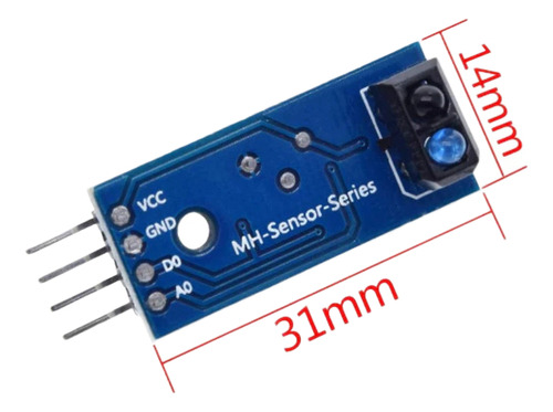 Sensor Infrarrojo 90 Grados Tcrt5000 Seguidor De Línea