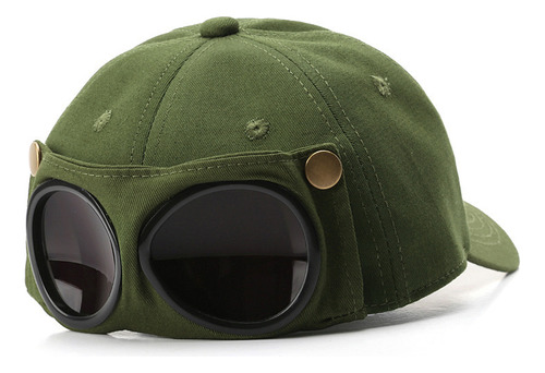 Gorra De Béisbol Con Gafas Y Gorra De Piloto