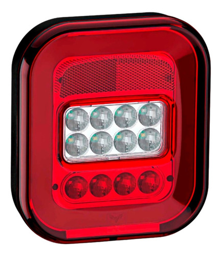 Lanterna Traseira Iva-4010(ld) Led Bivolt C/chicote Conector