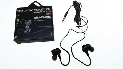 Fone In Ear Soundvoice Ie-01 Profissional Músicos Retorno