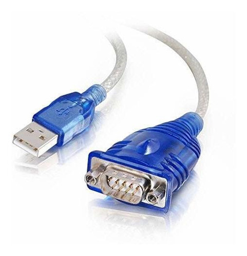 C2g 26886 Usb A Db9 Serial Rs232 Adapter Cable, Azul (1,5 Pi