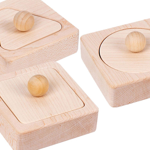 De Rompecabezas A Juego Con Formas De Madera, Formas