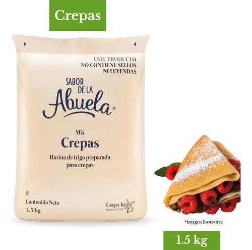 Harina Para Crepas Mix De Crepas - 1.5k - Sabor De La Abuela