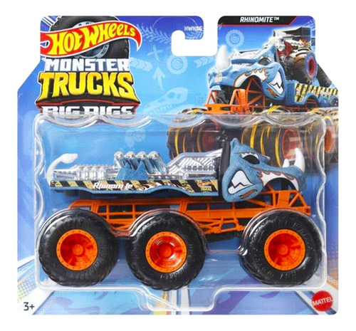 Monster Trucks Big Rigs - Caminhão Reboque 1/64 - Hot Wheels