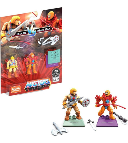 Mega Construx He Man Vs Beast Man - Masters Of The Universe (Usado)