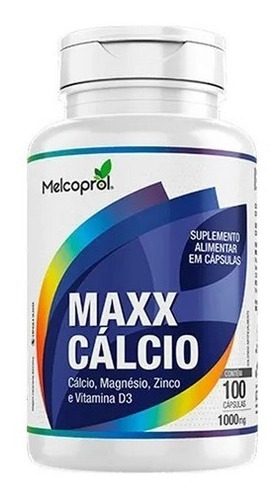 Maxx Calcium 1000 mg de zinc y vitamina D, 100 cápsulas, 24 horas de sabor sin sabor