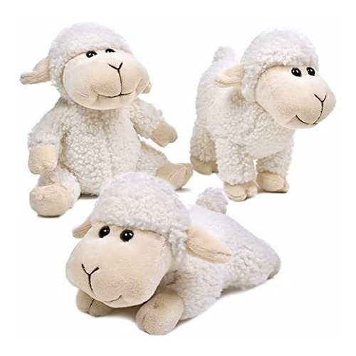 Tiny Heart Stuffed Animal Sheep Lamb Plush Toy 3 36vmt