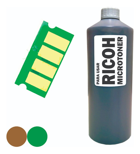 Recarga De Toner Negro Mas Chip Para Ricoh M C251 P C311 