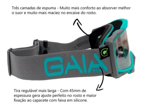 Imagem 2 de 5 de Oculos Gaia Mx Pro 2020 Army Camuflado