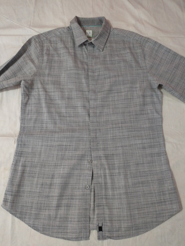 Hermosa Camisa Calvin Klein Gris Original 