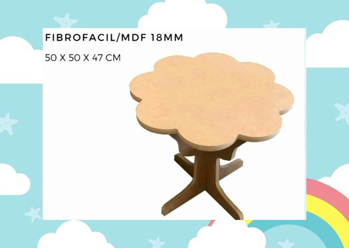 Mesa Árbol Infantil De Fibrofacil