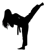 Comprar Vinilos Autoadhesivos Decorativo Deporte Karate Mujer 02