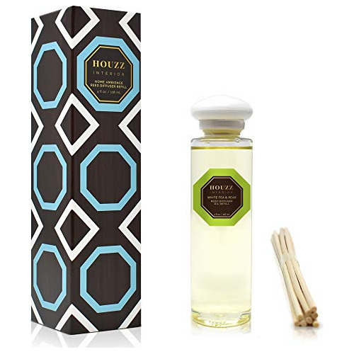 White Tea & Pear Reed Diffuser Refill Oil  Reed Stic...