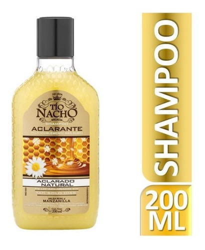 Tío Nacho Shampoo Aclarante 200ml X 2 Unidades